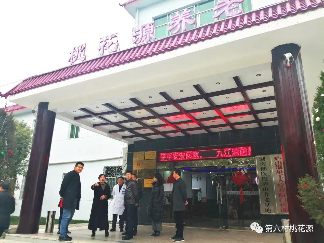 江西省总工会主席一行莅临第六村桃花源养老基地视察工作